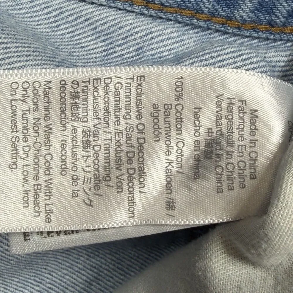Madewell Perfect Vintage Straight Jeans Women’s 27 Stretch Medium Wash Pockets